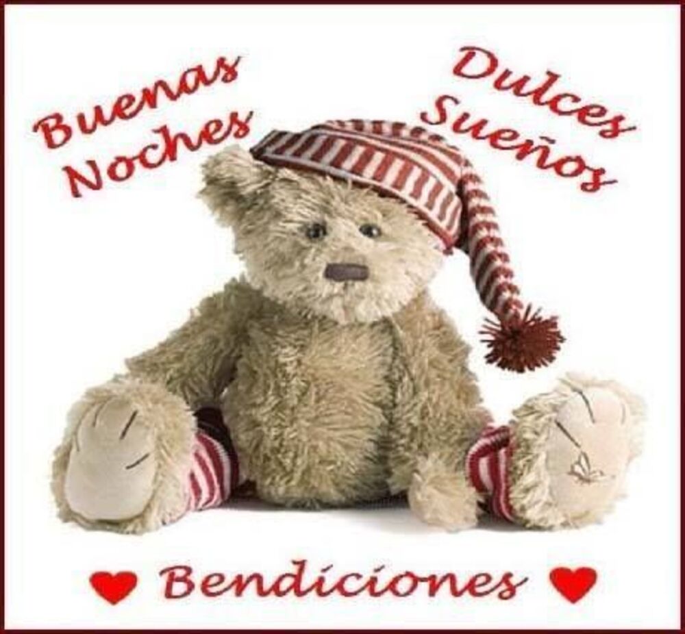 Buenas Noches dulces sueños bendiciones