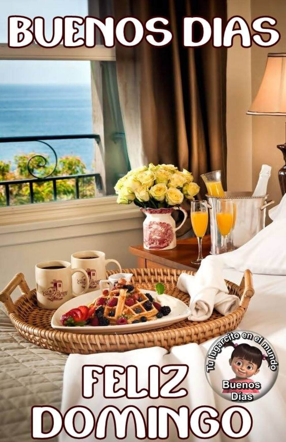Buenos Días Feliz Domingo amigos 8