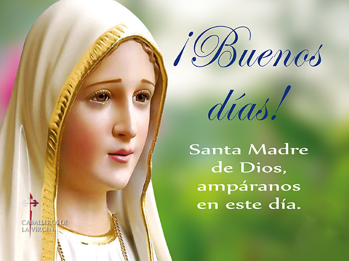 Buenos Días Santa Madre de Dios ampáranos en este día