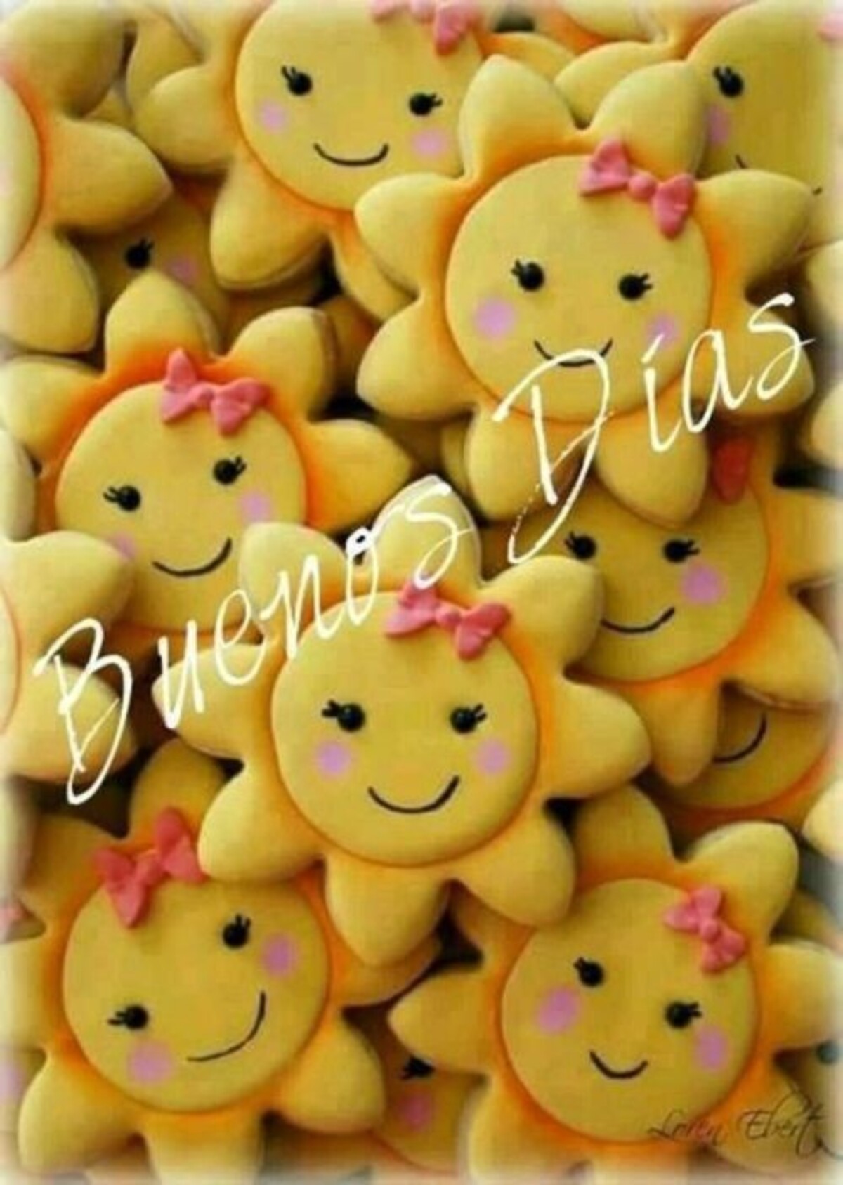Buenos Días tarjetas para grupos 1