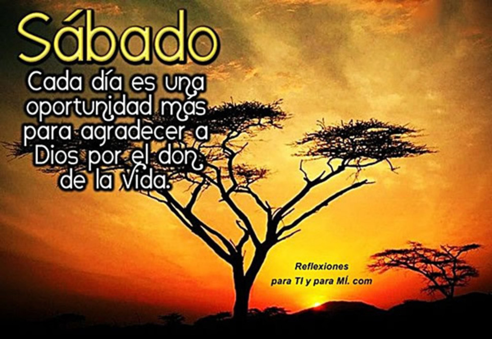 Buenos Días y Feliz Sábado 6