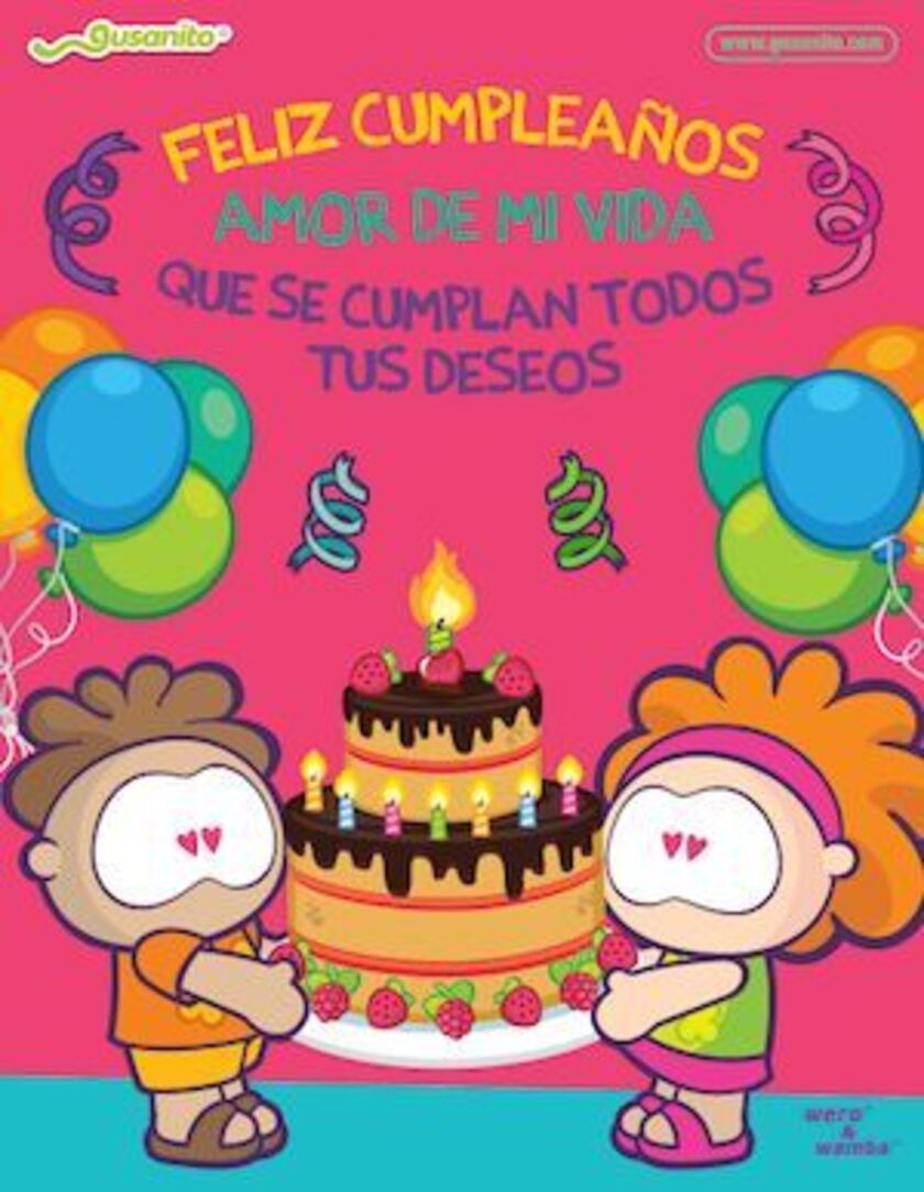 Feliz Cumpleaños Amor de mi vida
