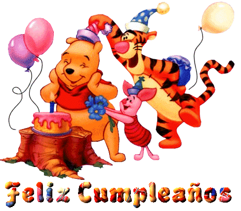 Feliz Cumpleaños GIF Winnie The Pooh