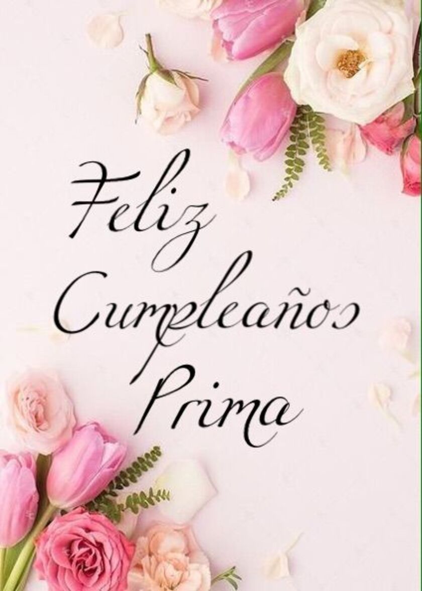 Feliz Cumpleaños prima