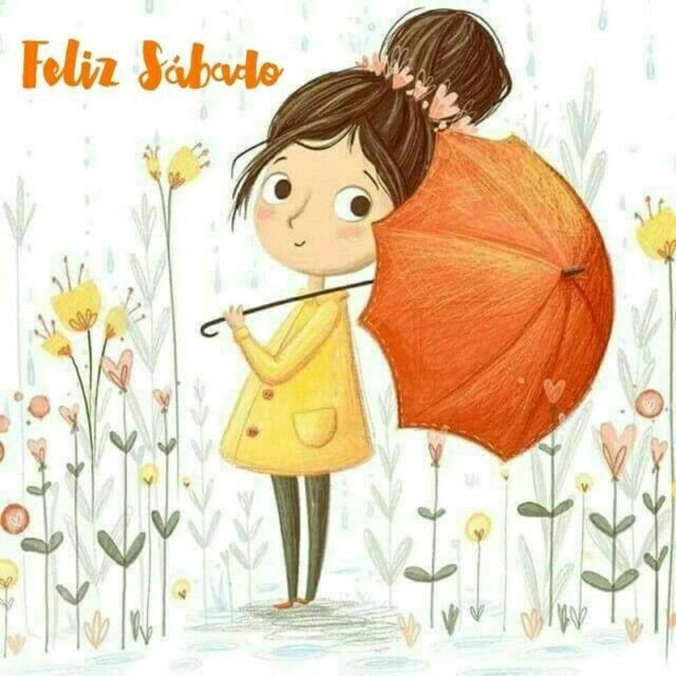 Feliz Sábado con lluvia