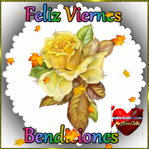 Feliz Viernes bendiciones GIF
