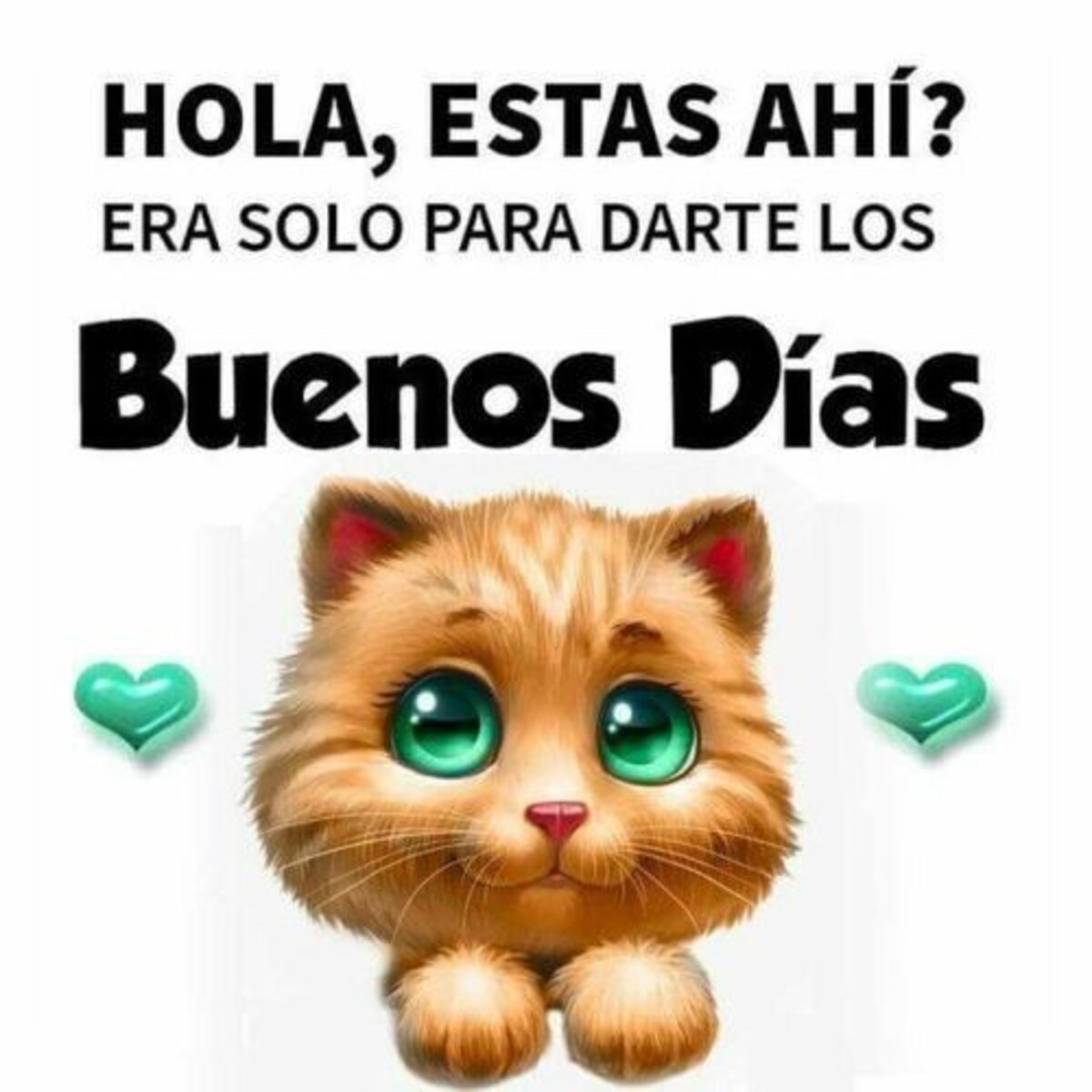 Hola estas ahí era solo para darte los Buenos Días