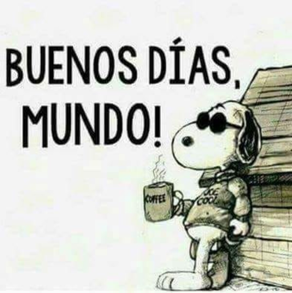 Imágenes y frases Buenos días con Snoopy (10)