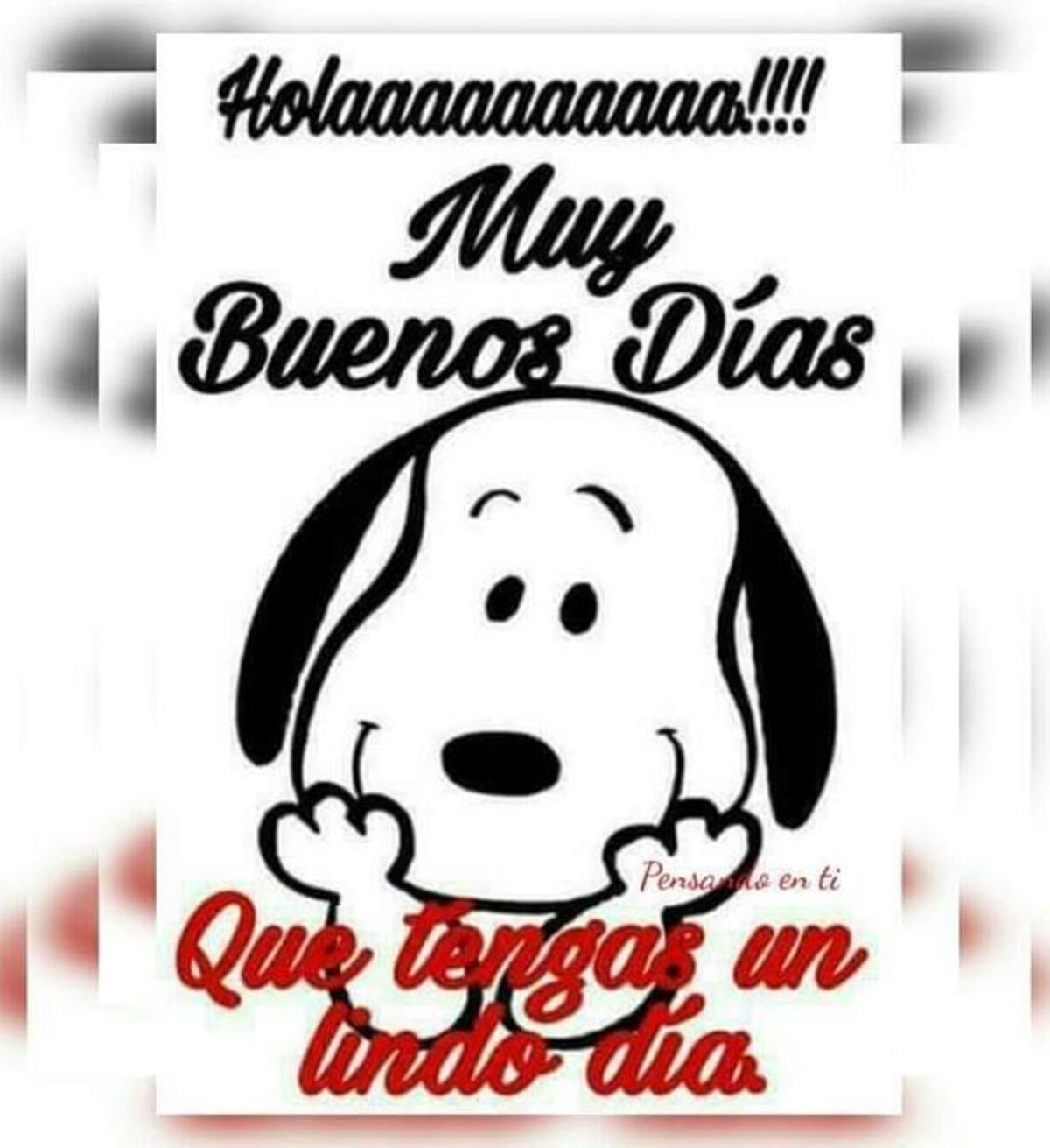 Imágenes y frases Buenos días con Snoopy (3)