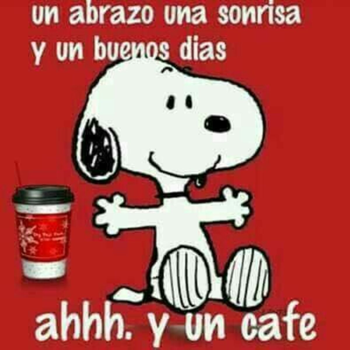 Imágenes y frases Buenos días con Snoopy (4)