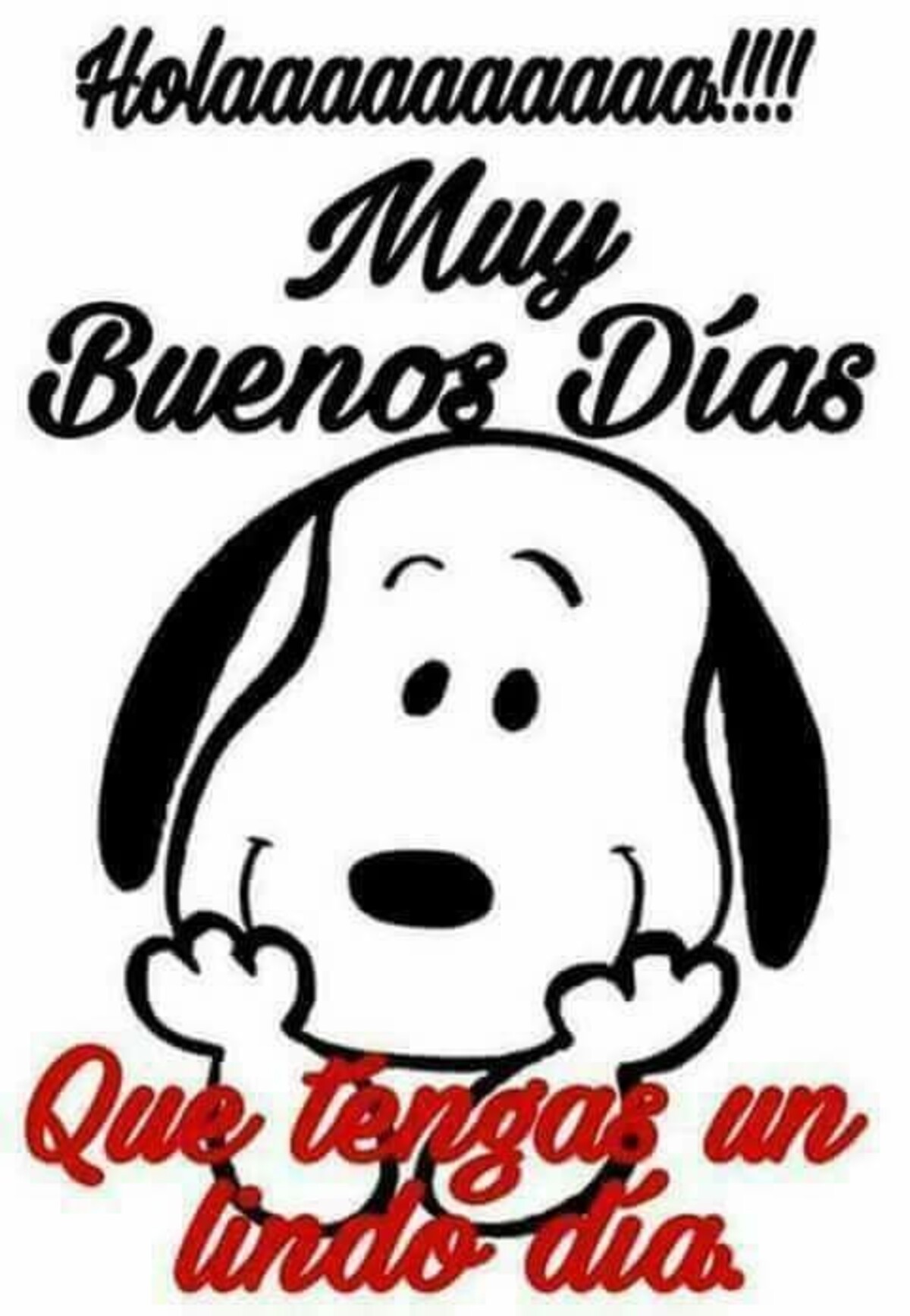 Imágenes y frases Buenos días con Snoopy (5)