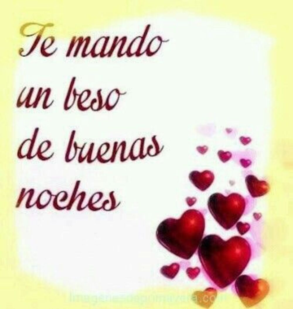 Te mando un beso de Buenas Noches