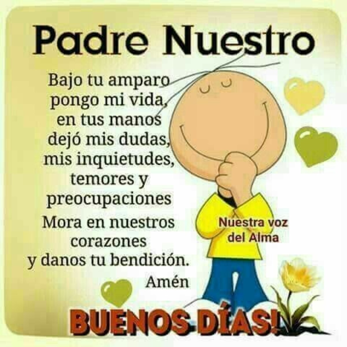 buenos días cristianos