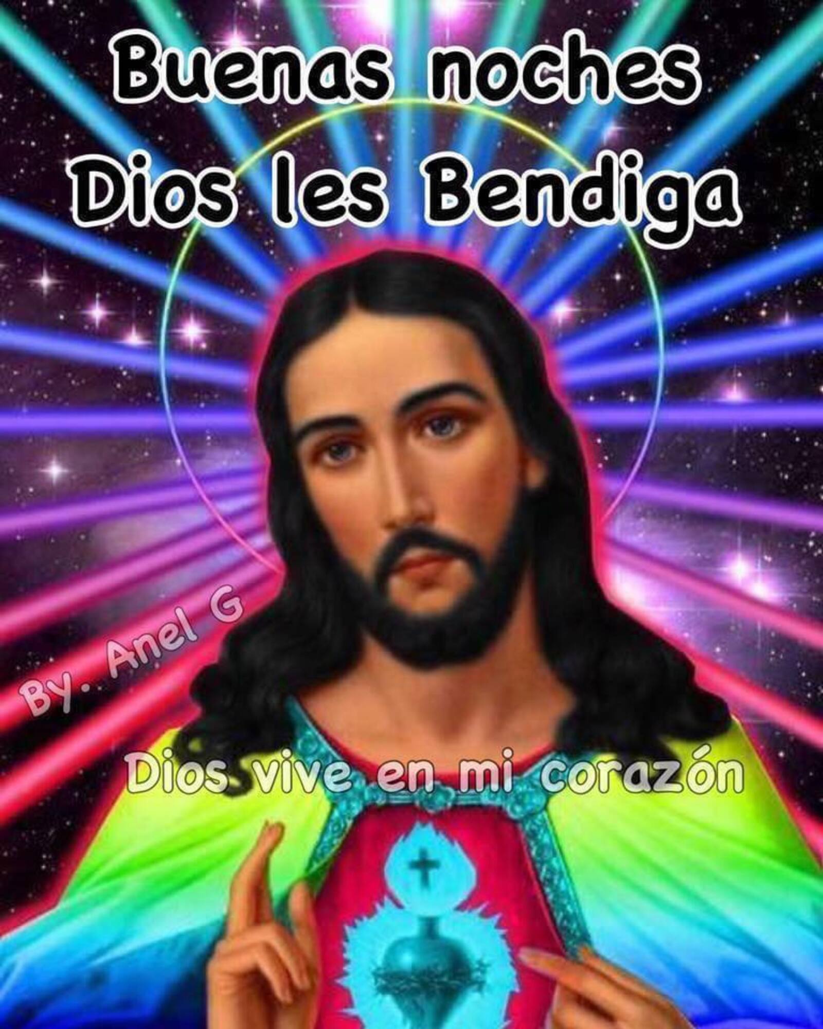 Buenas Noches Dios les bendiga imágenes nuevas
