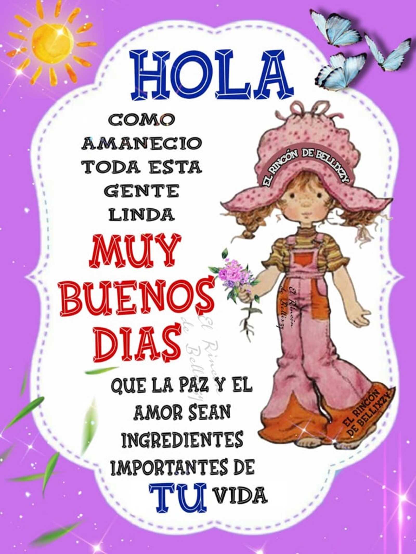 Hola como amanecio toda esta gente linda muy buenos días